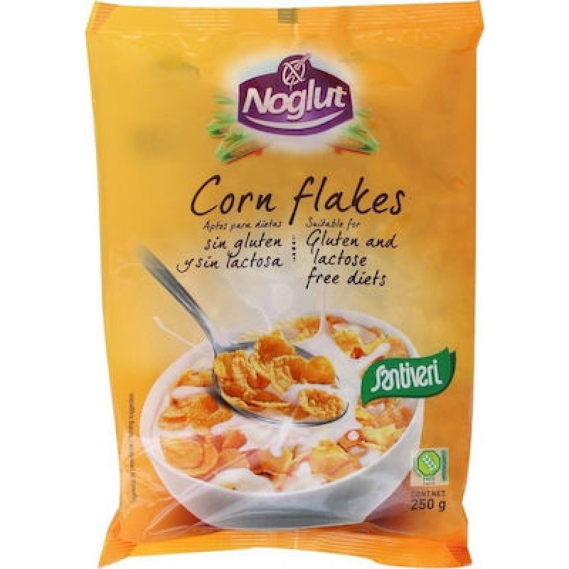Βιολογικά κορνφλέικς corn flakes χωρίς γλουτένη 250gr SANTIVERI Βιολογικά κορνφλέικς corn flakes χωρίς γλουτένη 250gr SANTIVERI