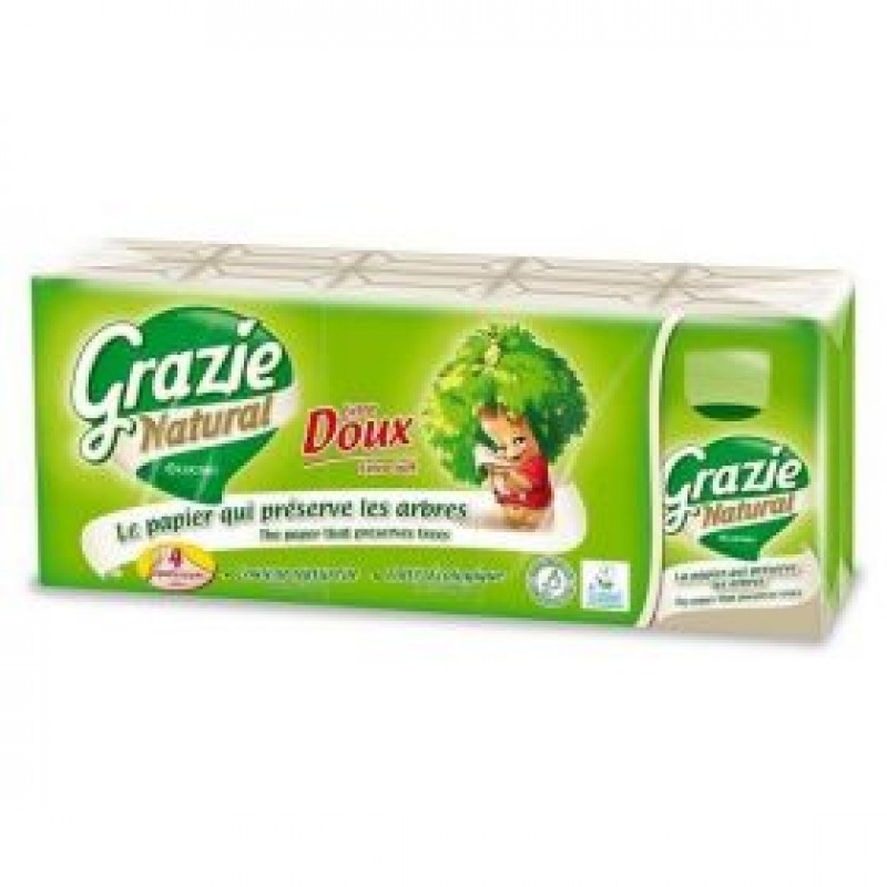 Οικολογικά χαρτομάντιλα συσκευασία 10 τεμαχίων 250gr grazie