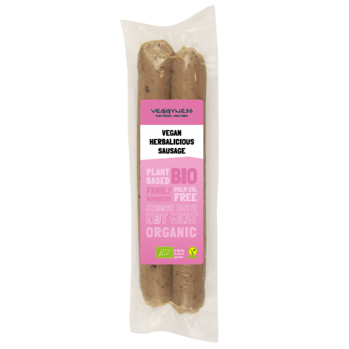 Βιολογικό Χορτοφαγικό Vegan Λουκάνικο με καπνιστά Βότανα 200gr Veggyness