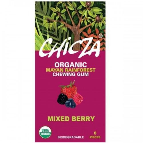 Βιολογική τσίχλα με άρωμα μούρων vegan 30gr CHIZCA