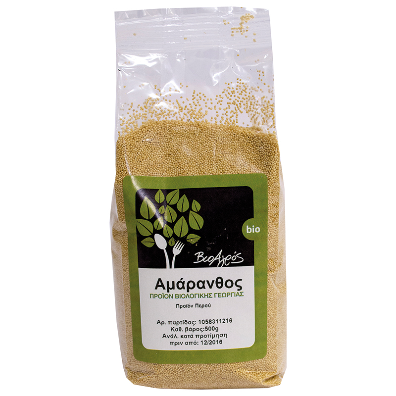 Βιολογικός Αμάρανθος χωρίς γλουτένη "ΒιοΑγρός" 300gr