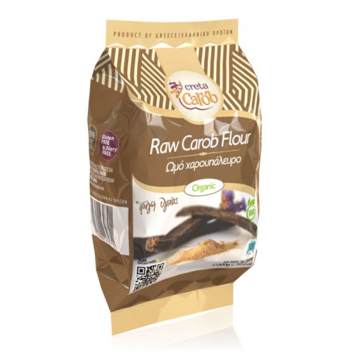 Βιολογικό Χαρουπάλευρο ωμό "Creta Carob" 300gr