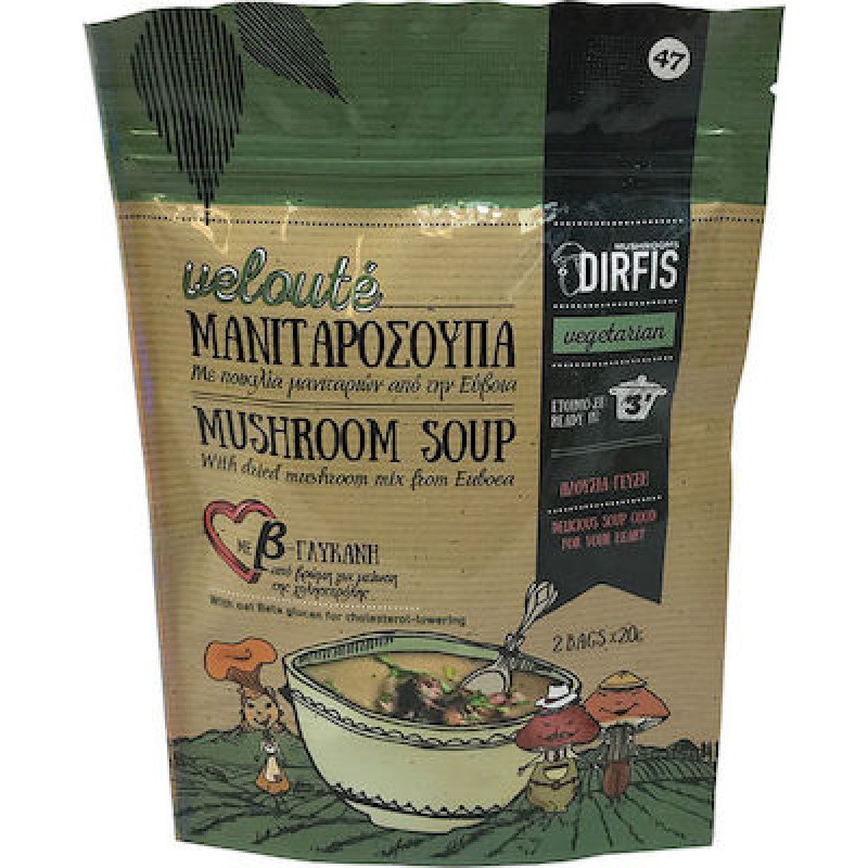 Μανιταρόσουπα βελουτέ "Δίρφυς" 40gr