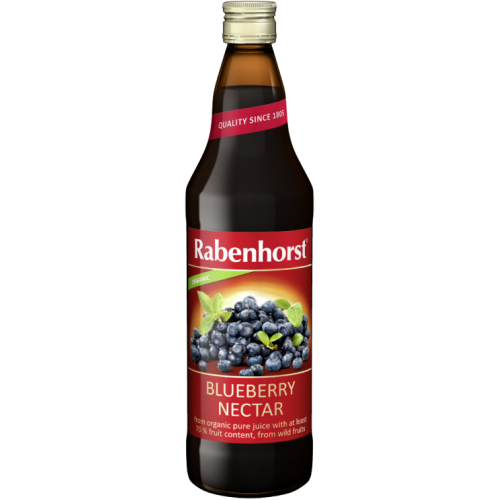 Βιολογικός χυμός Μύρτιλλο Νέκταρ Blueberry 750ml Rebenhorst
