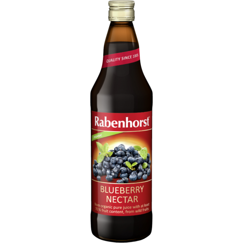 Βιολογικός χυμός Μύρτιλλο Νέκταρ Blueberry 750ml Rebenhorst