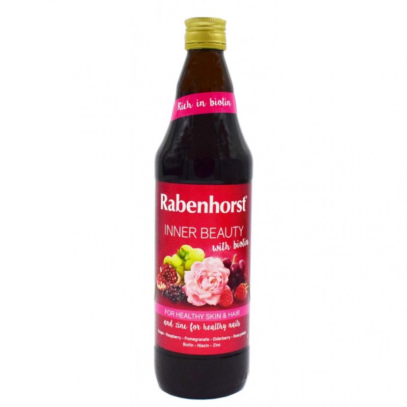 Βιολογικός χυμός INNER BEAUTY (Eσωτερική ομορφιά) Rabenhorst 750ml