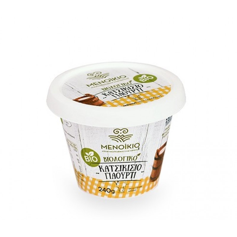 Βιολογικό κατσικίσιο γιαούρτι "Μενοικιο" 240gr