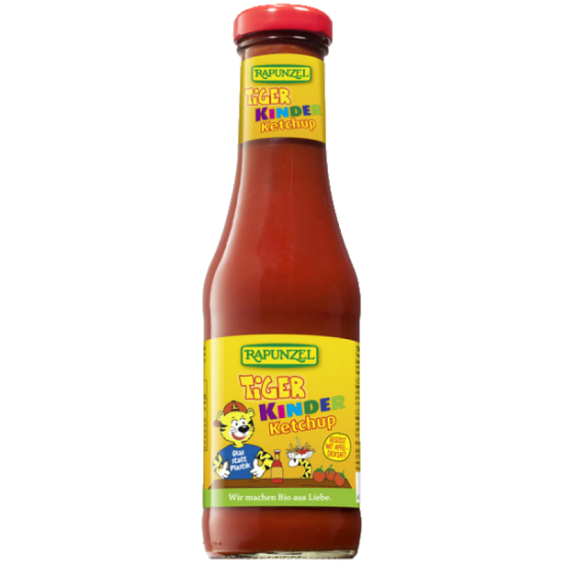 Βιολογικό κέτσαπ παιδικό Tiger χωρίς ζάχαρη 450ml Rapunzel Βιολογικό κέτσαπ παιδικό Tiger χωρίς ζάχαρη 450ml Rapunzel