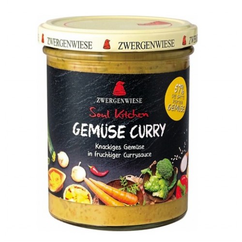 Βιολογική Σάλτσα Καρυ Λαχανικών Χωρις Γλουτενη Vegan 370gr ZWERGENWIESE