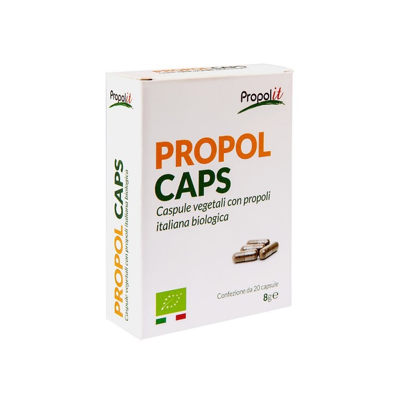 Βιολογικές φυτικές κάψουλες Πρόπολης 100% (20 κάψουλες) 8gr kontak