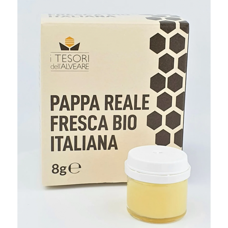 Βιολογικός φρέσκος Βασιλικός πολτός fresh royal jelly 8gr kontak