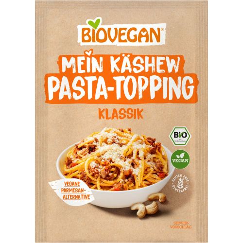 Βιολογικό φυτικό τριμμένο TOPPING για ζυμαρικά χωρίς γλουτένη 50 gr BIOVEGAN