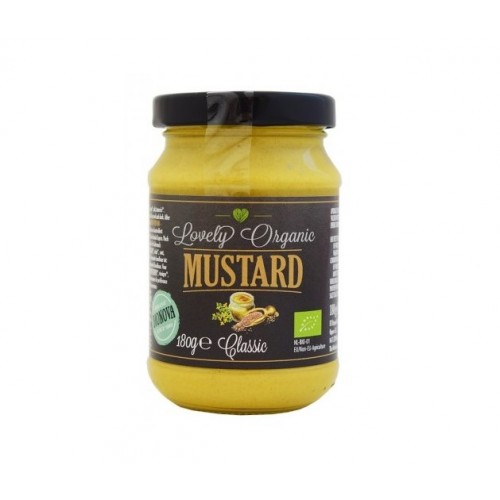 Βιολογική μουστάρδα Classic απαλή με Κουρκουμά 180gr Bionova