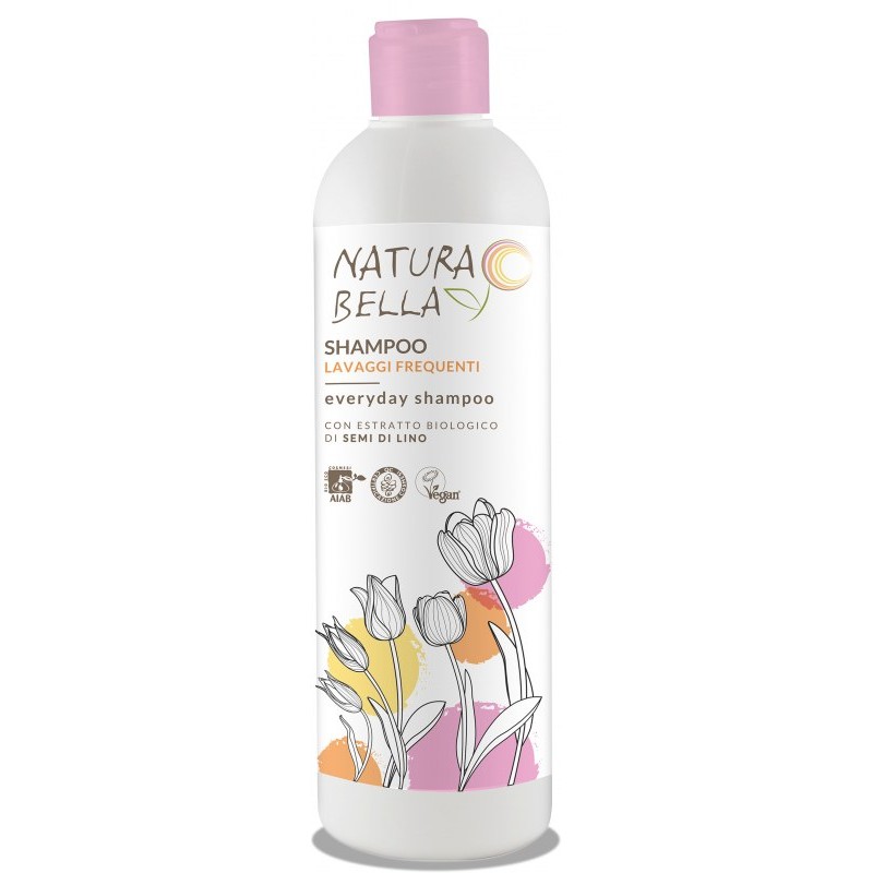 Βιολογικό Απαλό Σαμπουάν για Καθημερινή Χρήση / Delicate Shampoo for Everyday Use 400ml NATURA BELLA