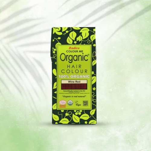 Βιολογική Βαφή Μαλλιών Κόκκινο του Κρασιού 007 Organic Hair Color - Wine Red 007- 100gr RADICO ORGANIC