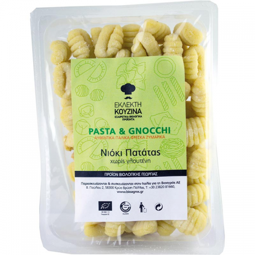 Βιολογικό ντόκι πατάτας φρέσκο χωρίς γλουτένη eat free 350gr