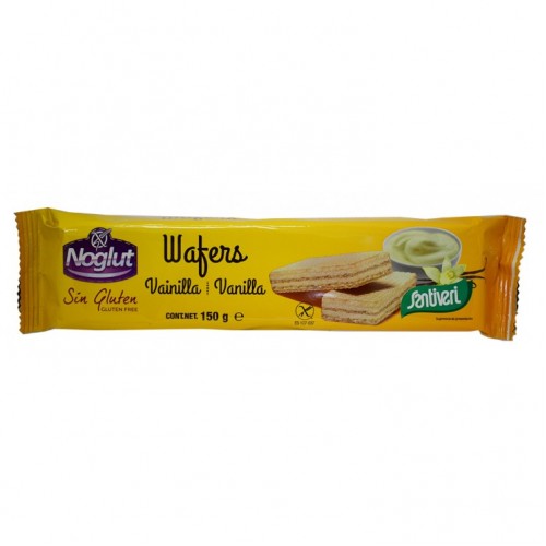 Βιολογικές Γκοφρέτες Βανίλια Χωρίς Γλουτενη 150gr SANTIVERI