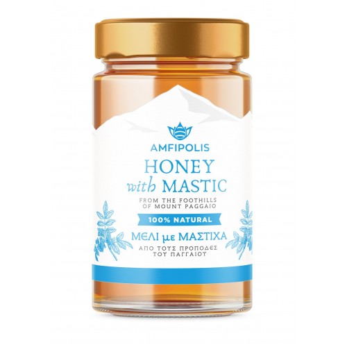 Μέλι με μαστίχα Χίου 400gr Αμφίπολης