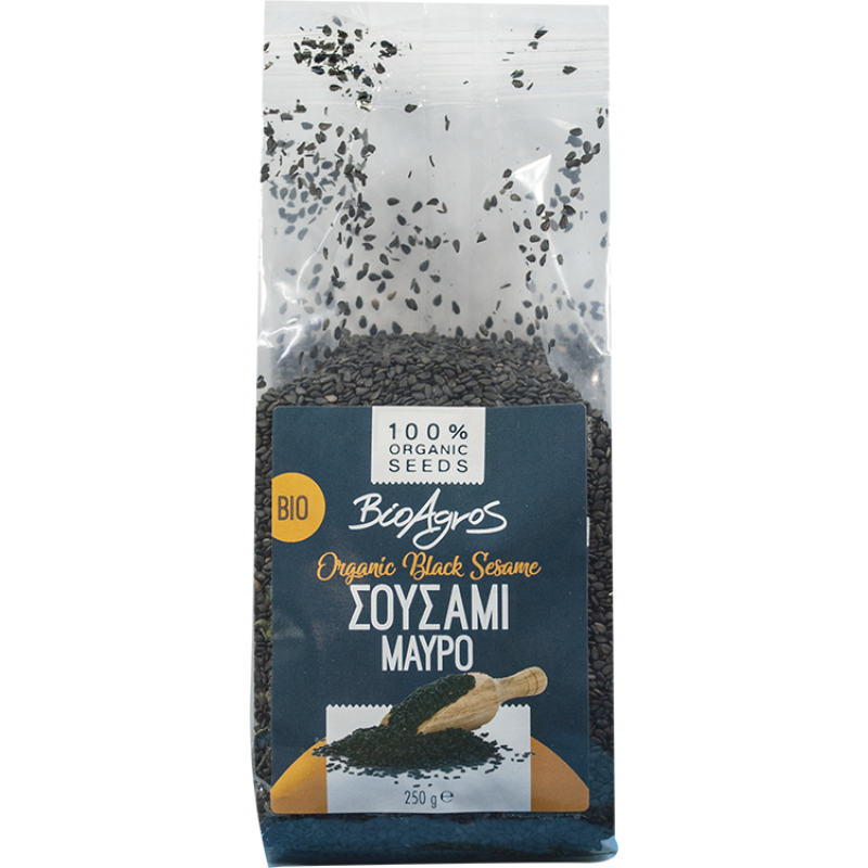 Βιολογικό σουσάμι μαύρο 200gr Βιοαγρός