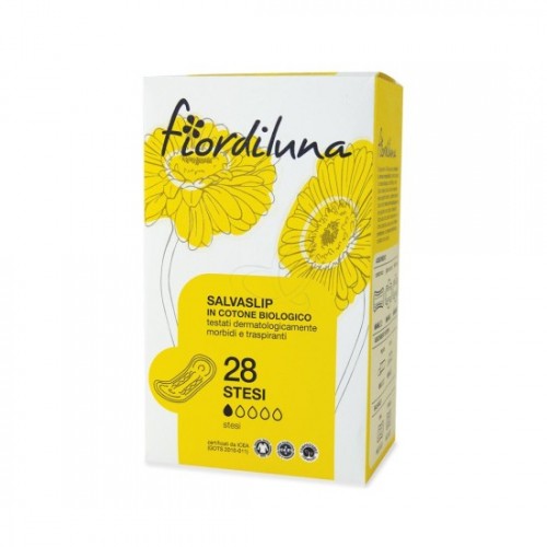 Σερβιετάκι από βιολογικό βαμβάκι χωρίς χλώριο & χωρίς άρωμα 28 τεμάχια FiorDiLuna