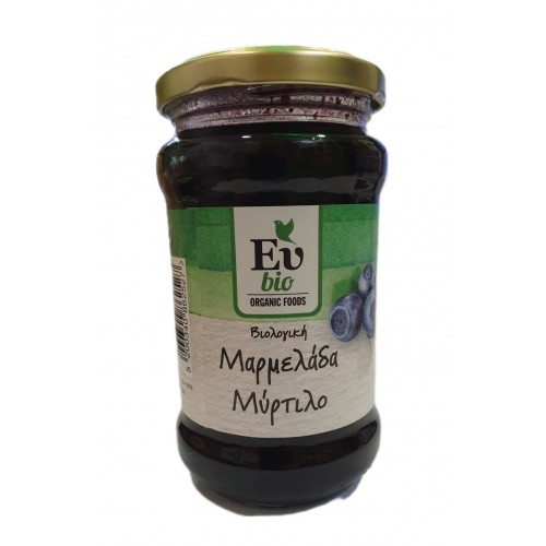 Βιολογική Μαρμελάδα Μυρτιλλο χωρίς ζάχαρη 270gr Alce Nero