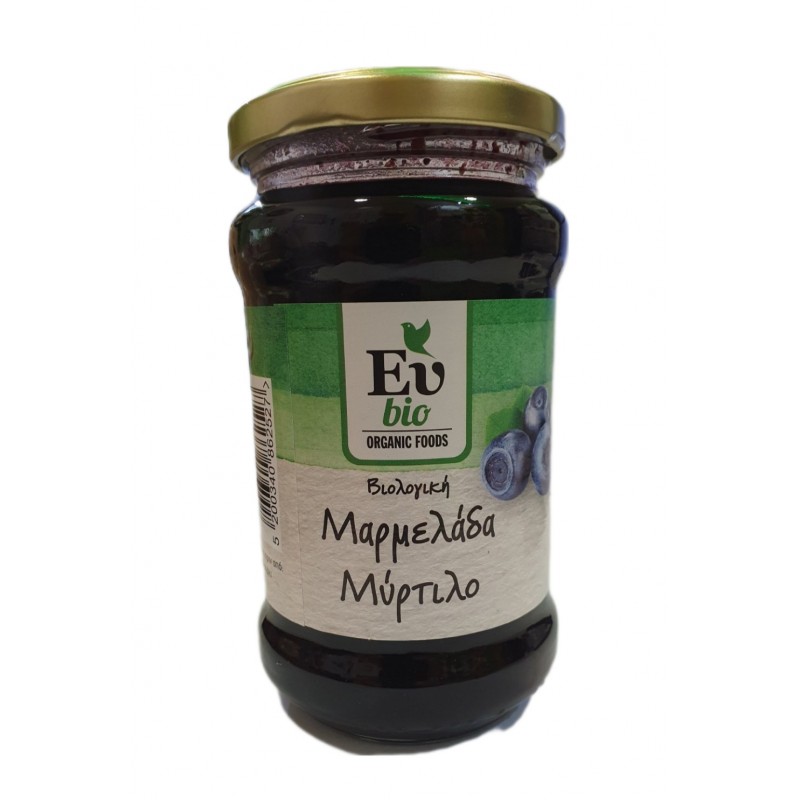 Βιολογική Μαρμελάδα Μυρτιλλο χωρίς ζάχαρη 270gr Alce Nero