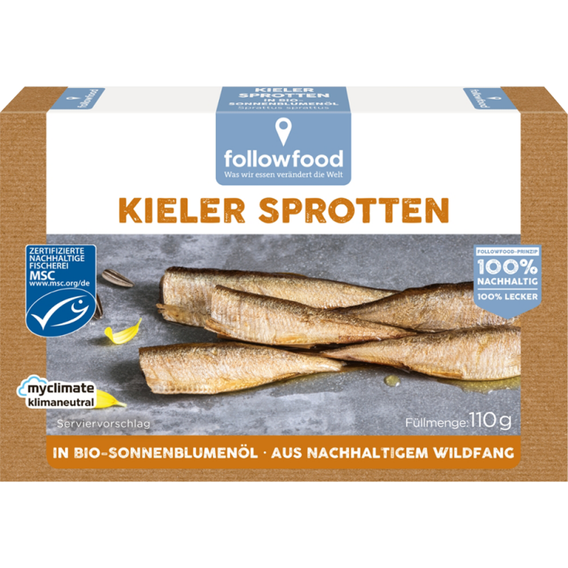 Βιολογική Ρέγγα καπνιστή σε Βιολογικο Ηλιελαιο 110gr FOLLOW FOOD