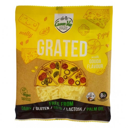 Βιολογική χορτοφαγική Γκούντα τριμμένη χωρίς Γλουτένη χωρίς Λακτόζη και χωρίς Φοινικέλαιο Vegan Green Vie 150gr