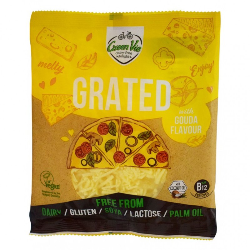 Βιολογική χορτοφαγική Γκούντα τριμμένη χωρίς Γλουτένη χωρίς Λακτόζη και χωρίς Φοινικέλαιο Vegan Green Vie 150gr