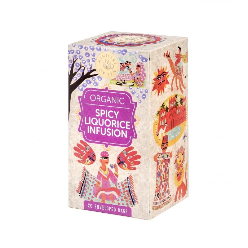 Βιολογικό Τσάι από εκχύλισμα καυτερης Γλυκοριζας και βοτάνων SPICY LIQUORICE INFUSION 30gr Ministry of Tea