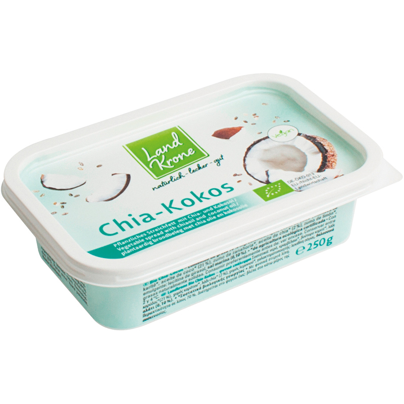 Βιολογική Μαργαρίνη Chia & Καρύδα "Landkrone" 250gr