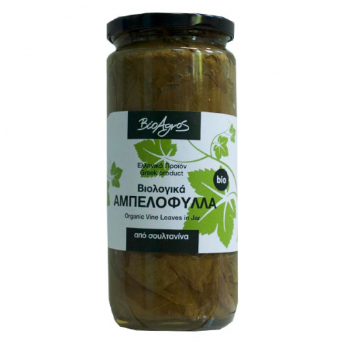 Βιολογικά αμπελόφυλλα Σουλτανινα 420gr Βιοαγρός