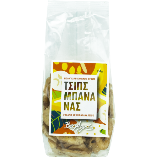Βιολογικά Τσιπς Μπανάνας 150gr Βιοαγρός