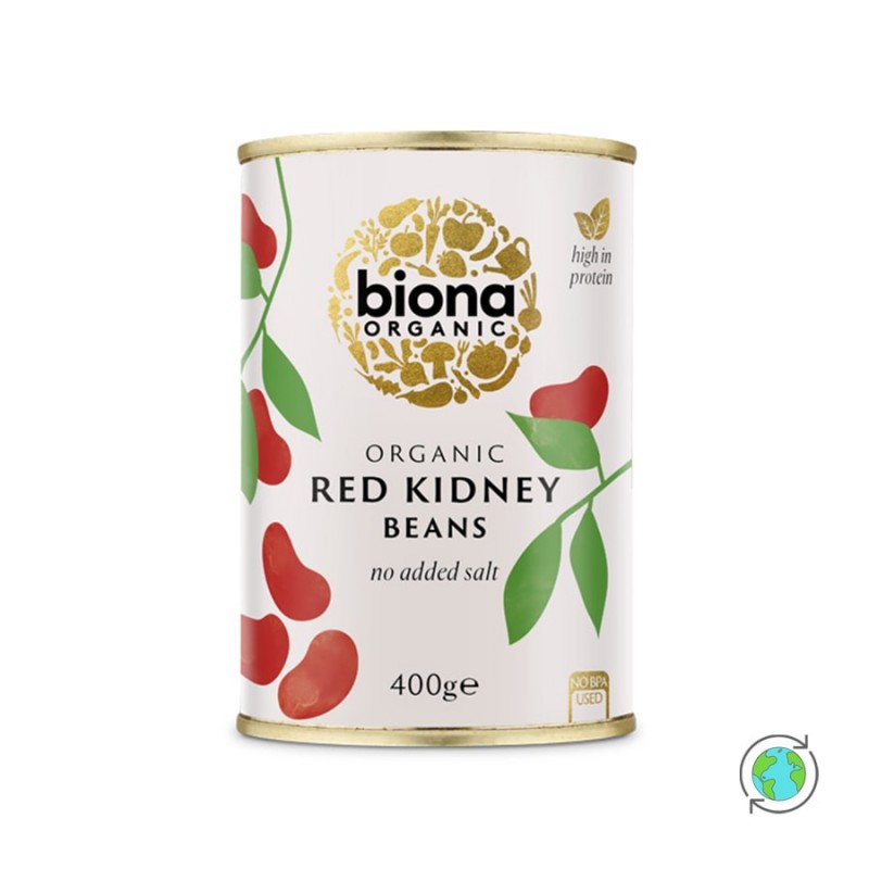 Βιολογικά φασόλια κόκκινα 400gr Biona