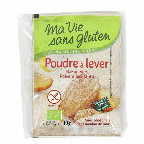 Βιολογικό Μπέικιν Πάουντερ χωρίς Γλουτένη 4x 10gr Ma Vie