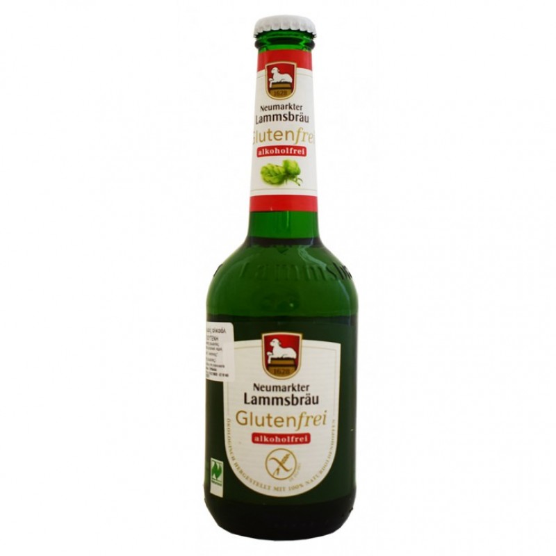 Βιολογική μπύρα χωρίς αλκοόλ και χωρίς γλουτένη 330ml Lammsbrau