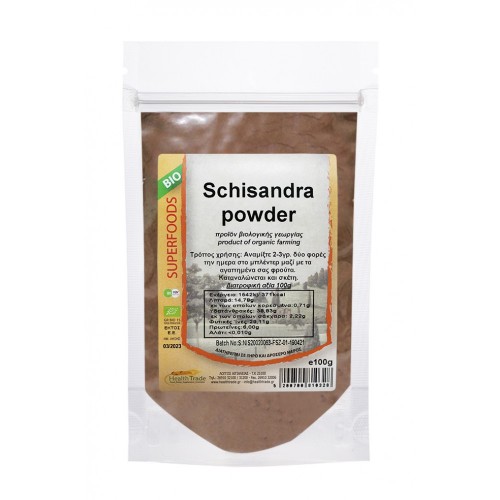 Βιολογική Schisandra powder 100gr Healthtrade