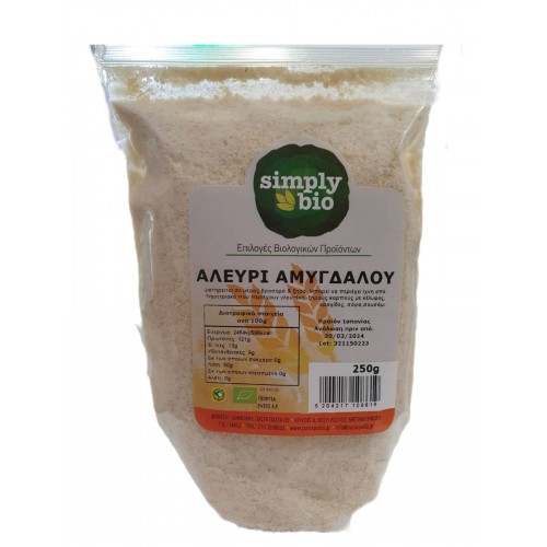 Βιολογικό Αλεύρι αμυγδάλου low carb Simply Bio 250gr