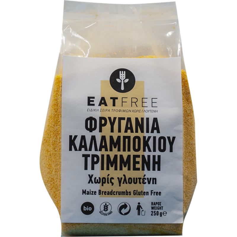Βιολογική φρυγανιά Καλαμποκιού χωρίς Γλουτένη 250gr Eat free Βιολογική φρυγανιά Καλαμποκιού χωρίς Γλουτένη 250gr Eat free