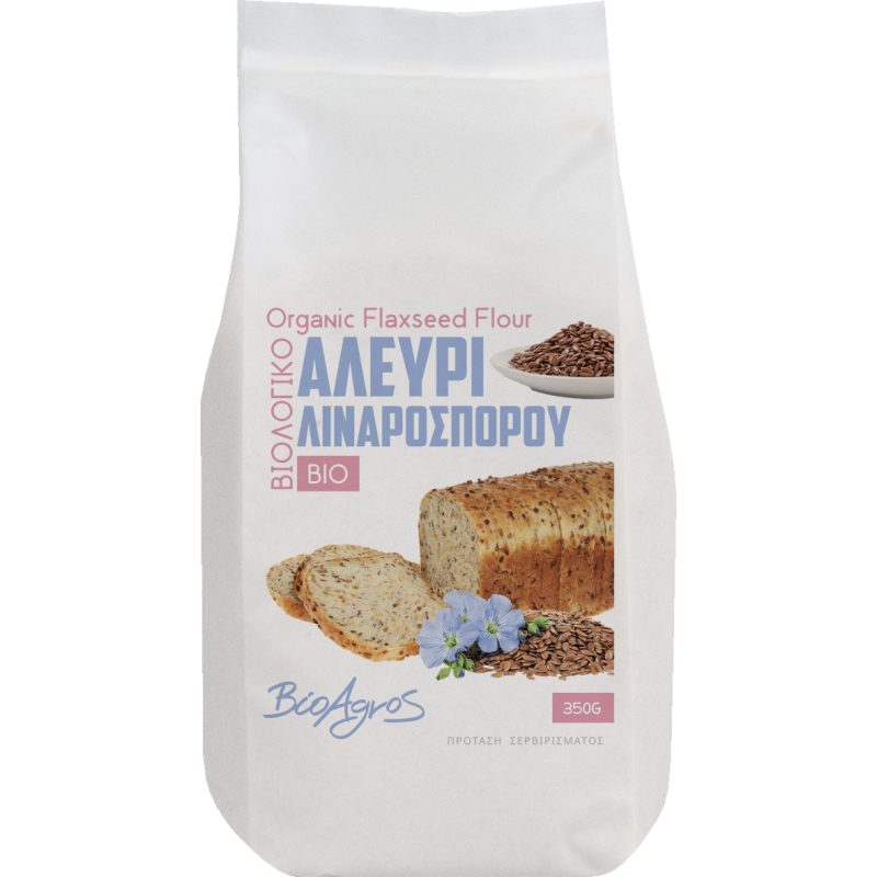 Βιολογικό αλεύρι Λιναρόσπορου 350gr Βιοαγρός
