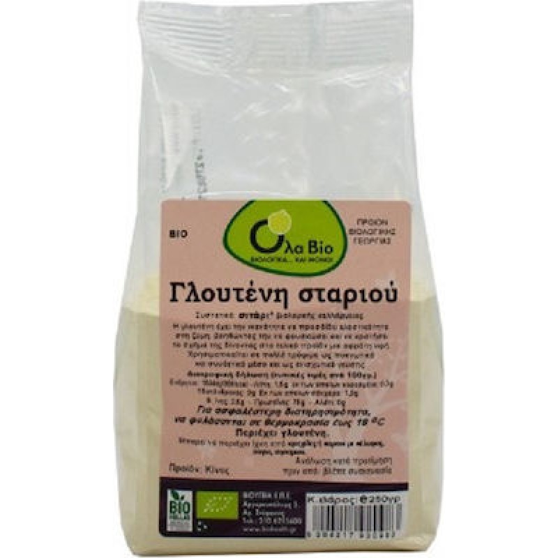 Βιολογική πρωτεΐνη Σίτου (Γλουτένη) 250gr Ola Bio 