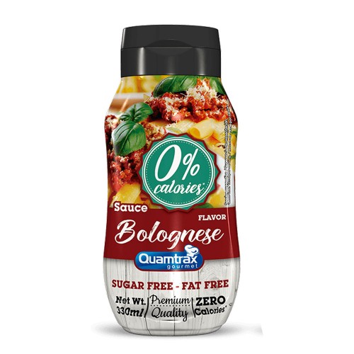 Σιρόπι sauce Bolognese χωρίς ζάχαρη 330ml Quamtrax