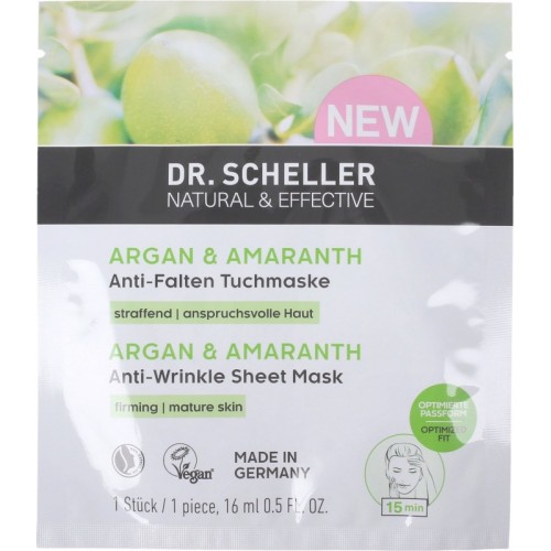 Dr. Scheller - Αντιγηραντική Μάσκα Ανανέωσης & Ενυδάτωσης με Έλαιο Argan & Εκχύλισμα Αμάρανθου  16 ml
