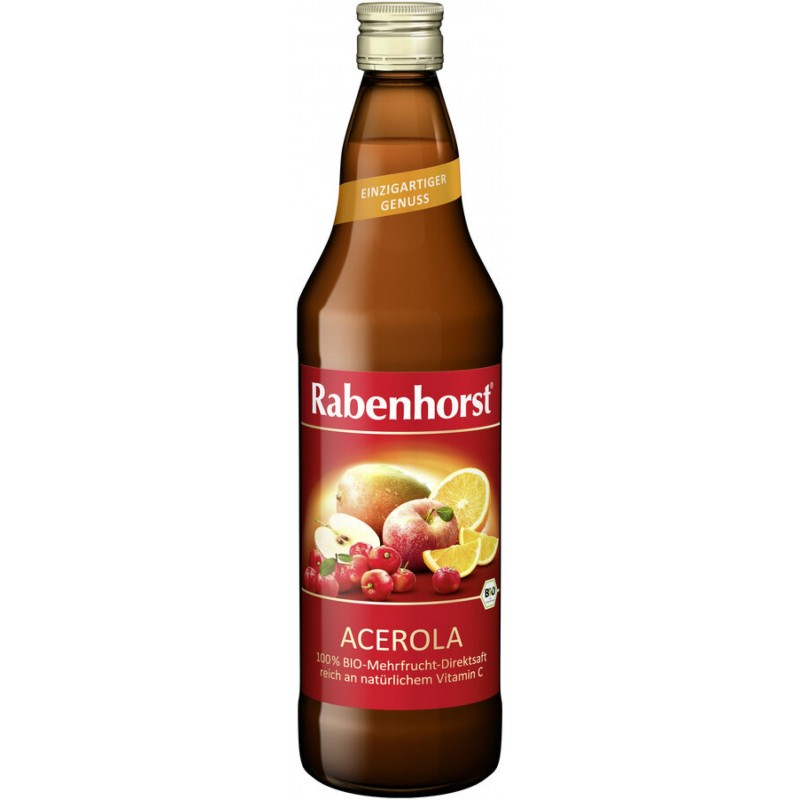 Βιολογικός χυμός ACEROLA 750ml Rabenhorst