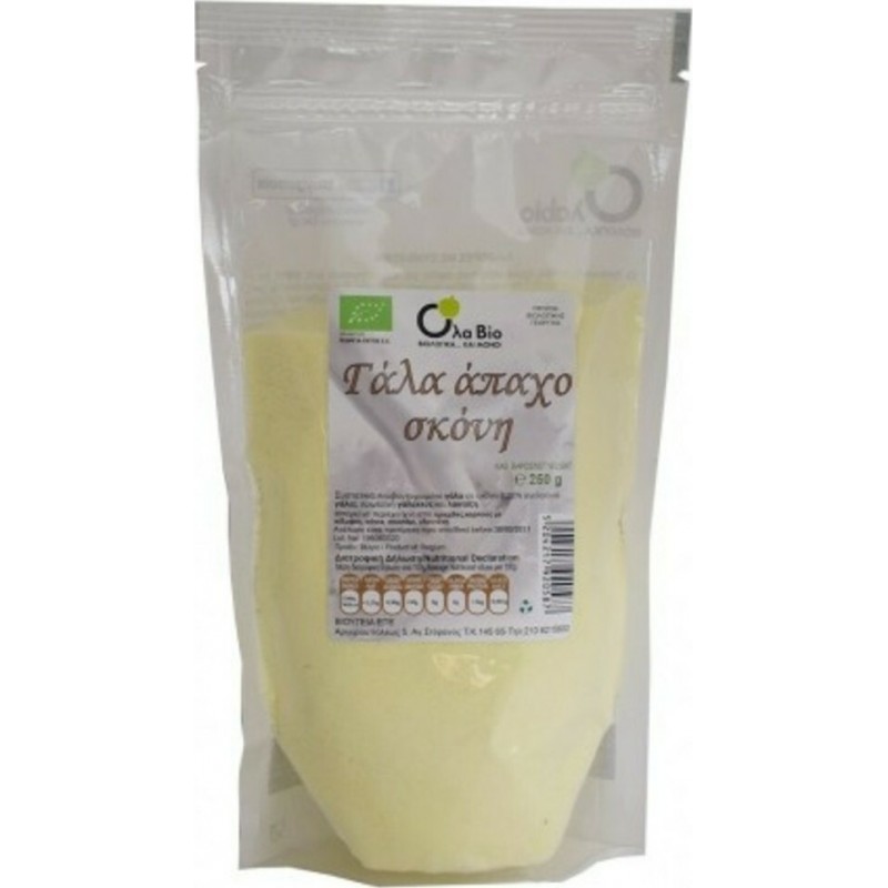 Βιολογικό γάλα Άπαχο σκόνη (1,25% λιπαρά) 250gr Ola Bio