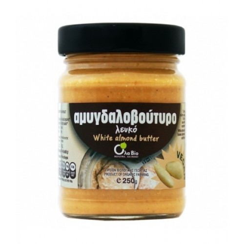 Βιολογικό Αμυγδαλοβούτυρο λευκό 250gr Ola Bio