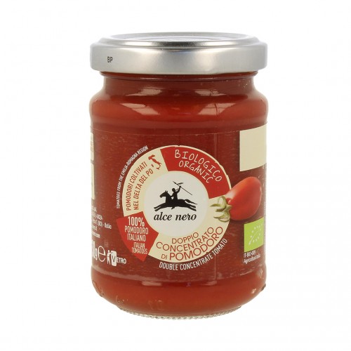 Βιολογικος πελτες ντομάτας διπλής συμπύκνωσης 130gr Alce Nero