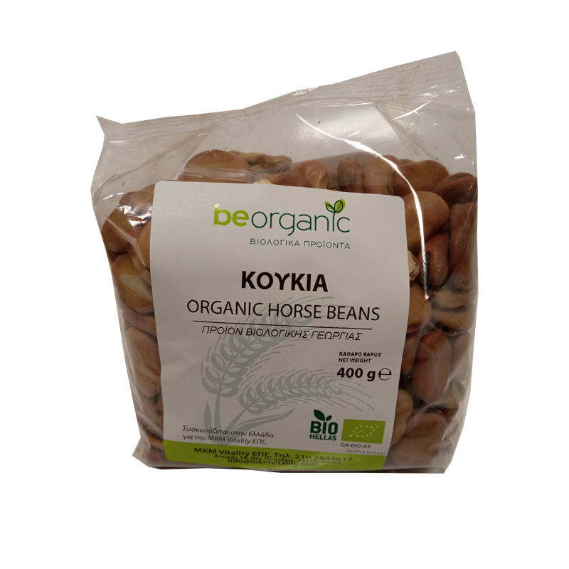 Βιολογικά κουκιά Ελληνικά 400gr beorganic