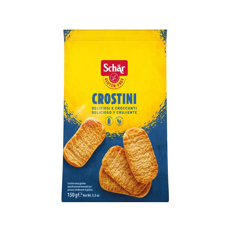 Βιολογικά παξιμαδάκια Crostini χωρίς Γλουτένη 150gr Schar
