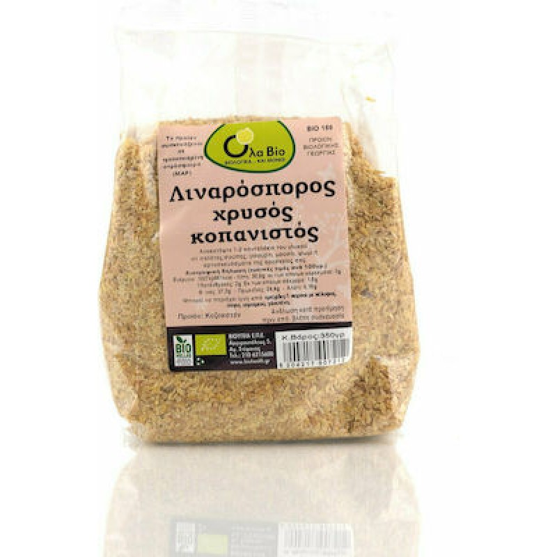 Βιολογικός Λιναρόσπορος χρυσός αλεσμένος 350gr Ola Bio